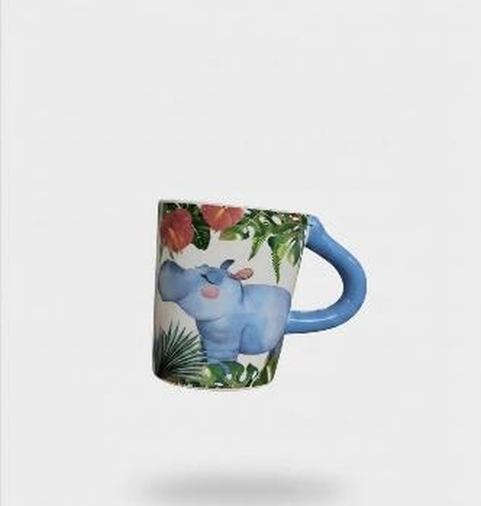 [670690000623] Ceramic floral Cup