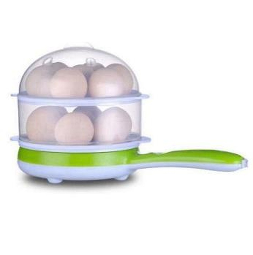 [670690000637] Double Layer Egg Boiler and Fryer
