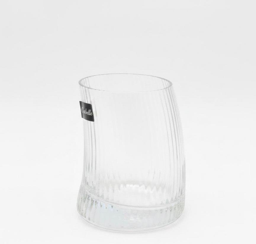 [JIMEC 55-15] Curved Glass Cup 340ml