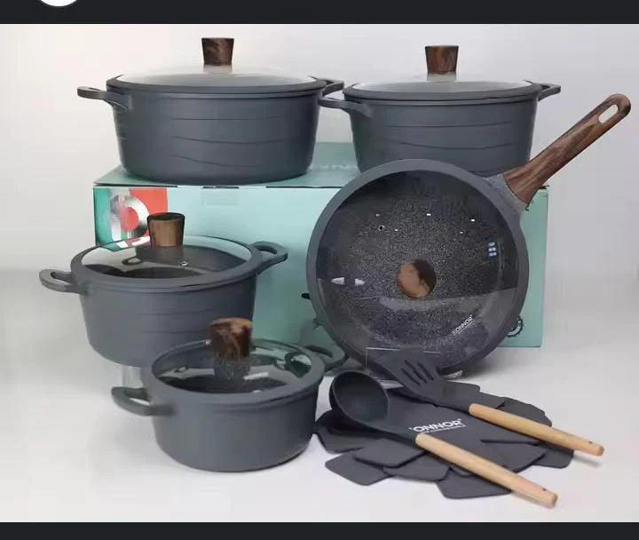 [670690000741] 15Pcs Cookware Set