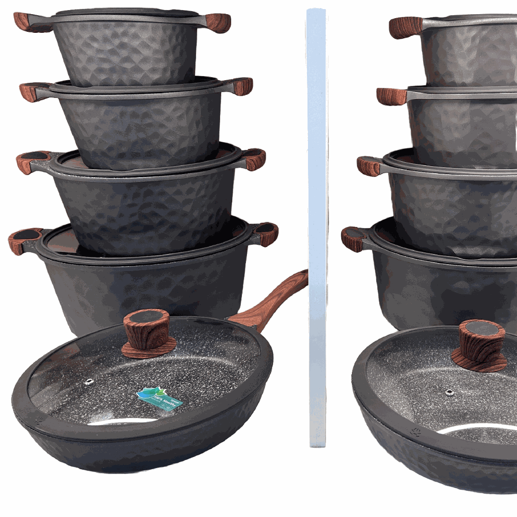 [670690000747] 10Pcs Cookware Set