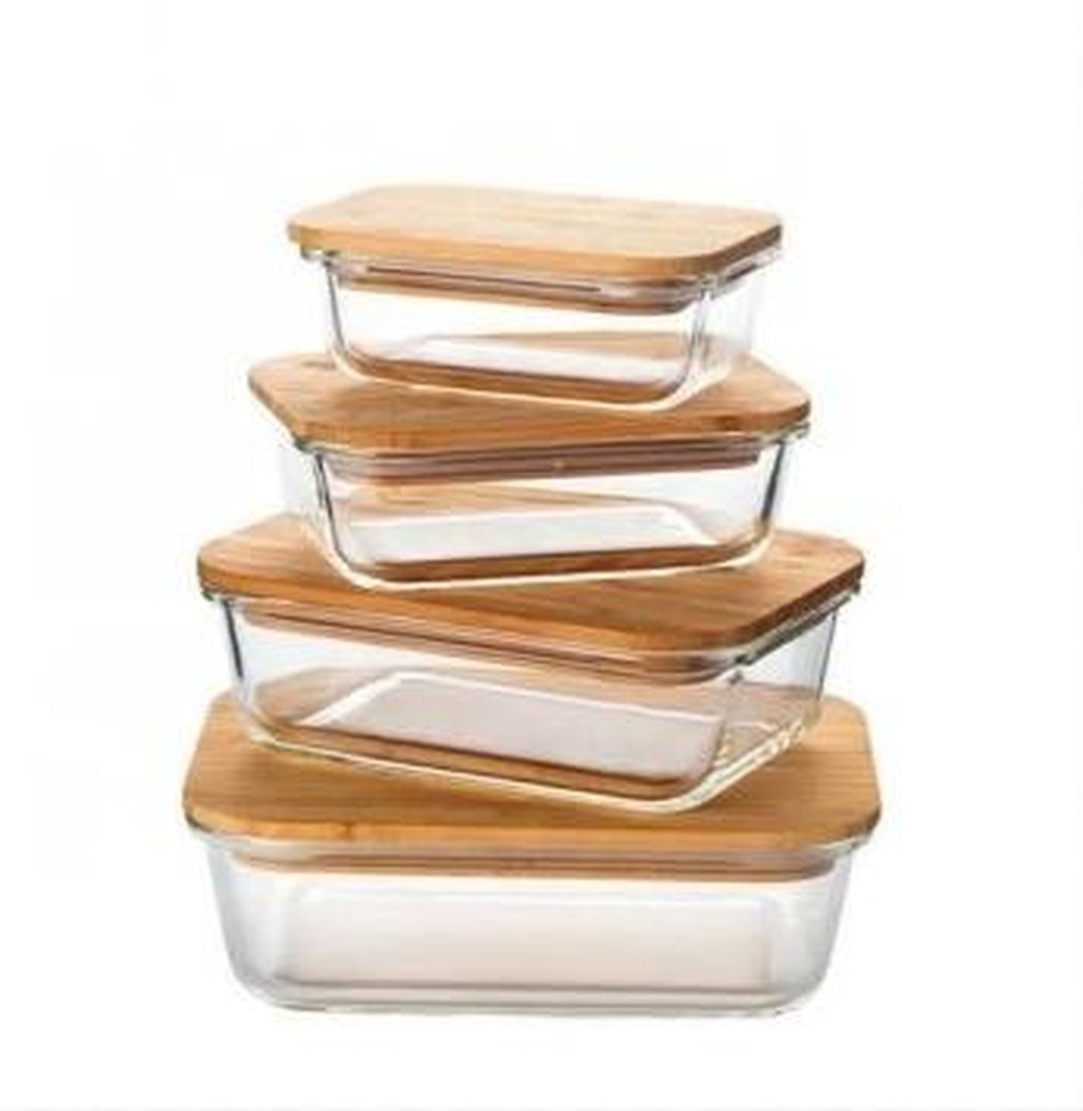 [670690000754] Heat preservation box with bamboo lid