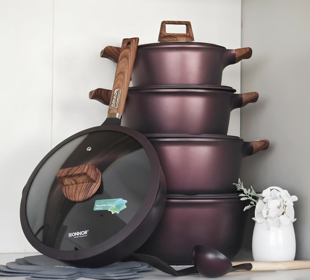 [670690000758] 15Pcs Cookware Set