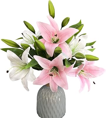 Artificial lily flowers