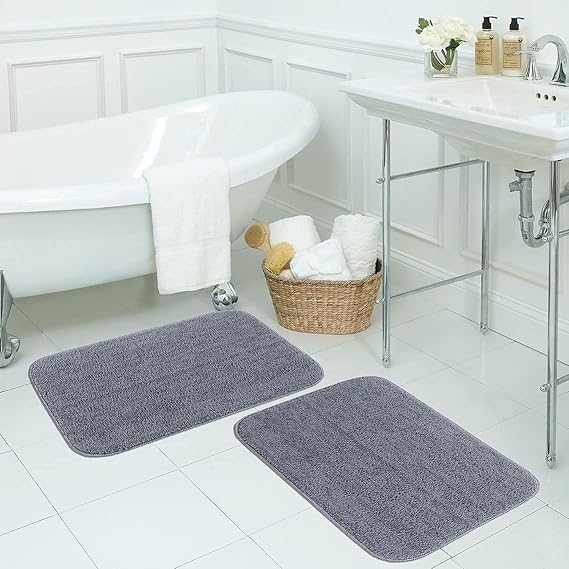Anti slip micro-fibre door mats