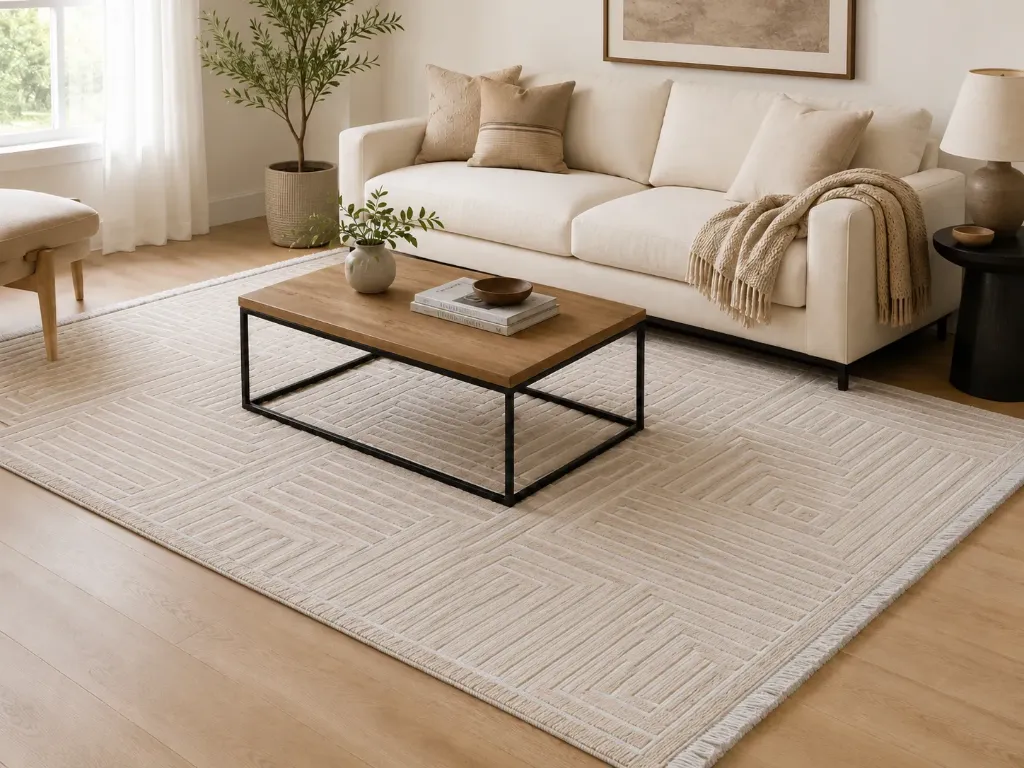 bohemian beige  6 by 8