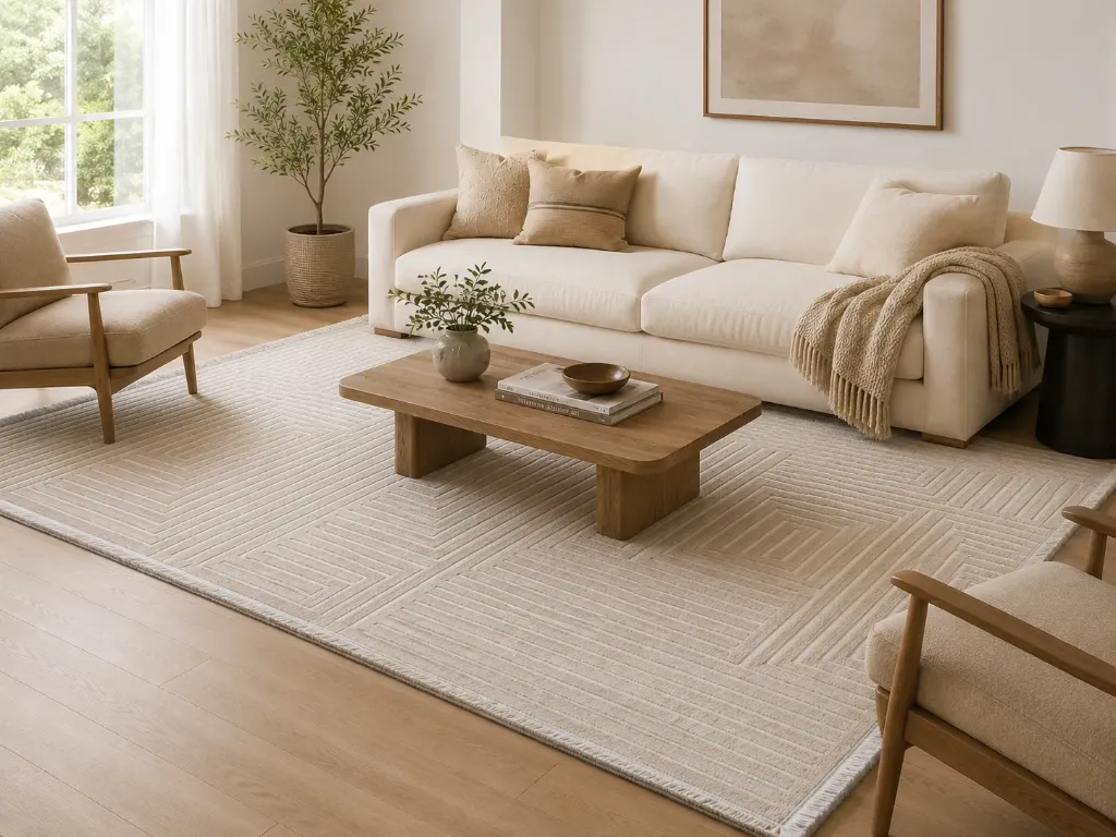 bohemian beige 7 by 10