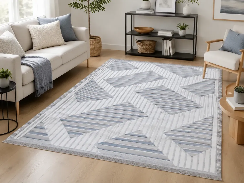 bohemian carpet grey 5 by 8