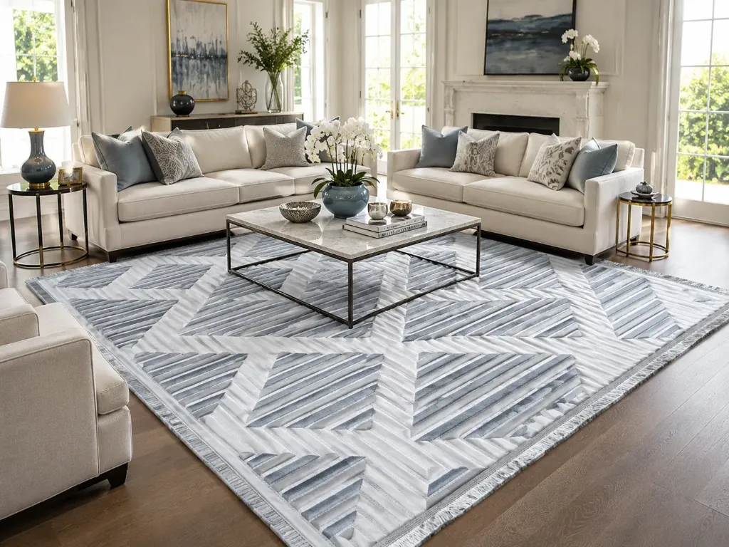 bohemian carpet grey 8 by 11