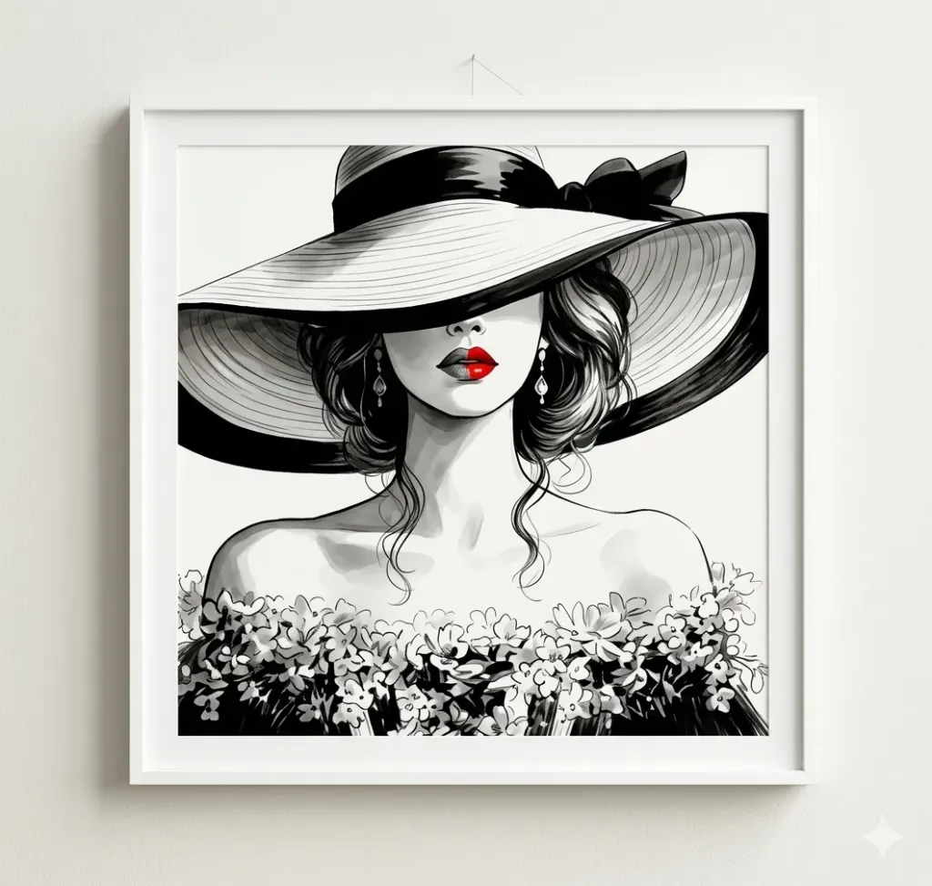 Chic Elegance Wall Art (70cm x 70cm)