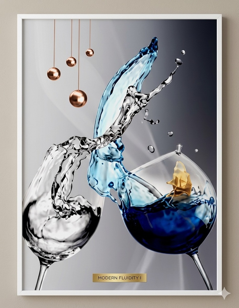 Abstract Liquid Motion Wall Art (40*60)
