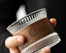 270ml wooden-patterned three-ringed fairness cup