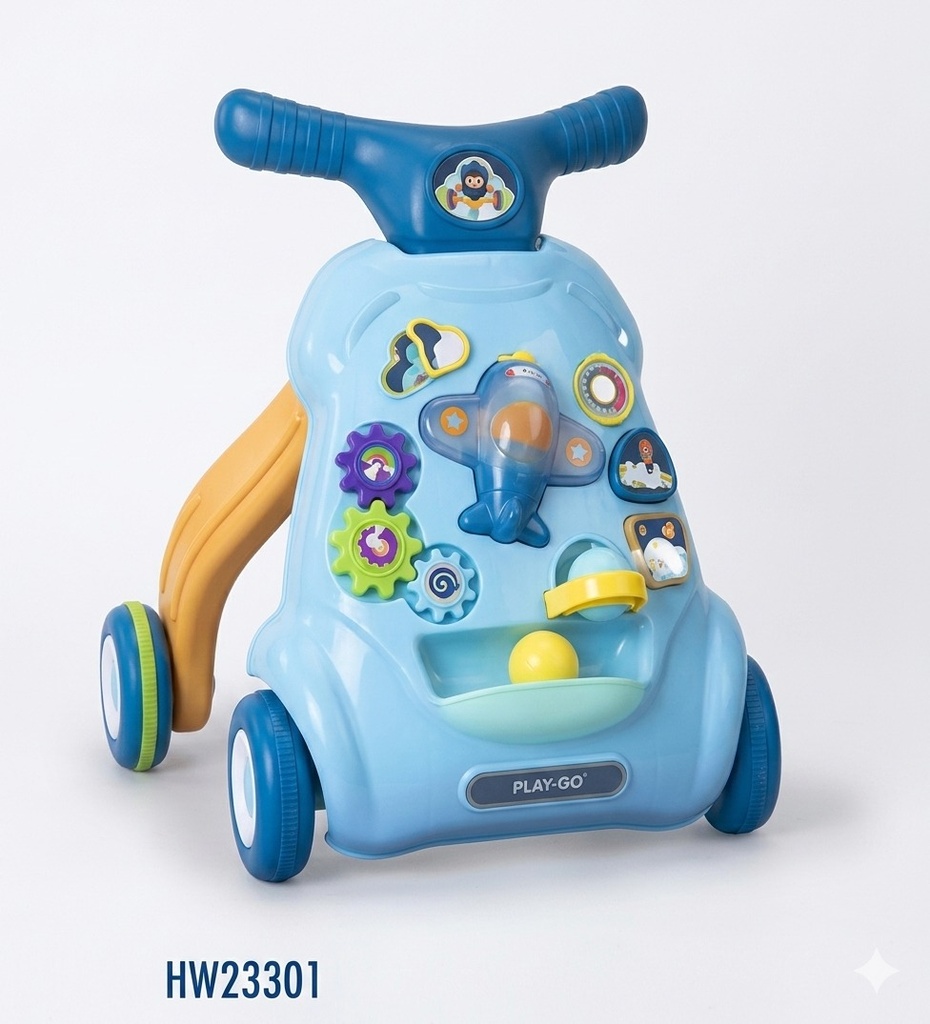 multi-functional sit-to-stand baby activity push walker