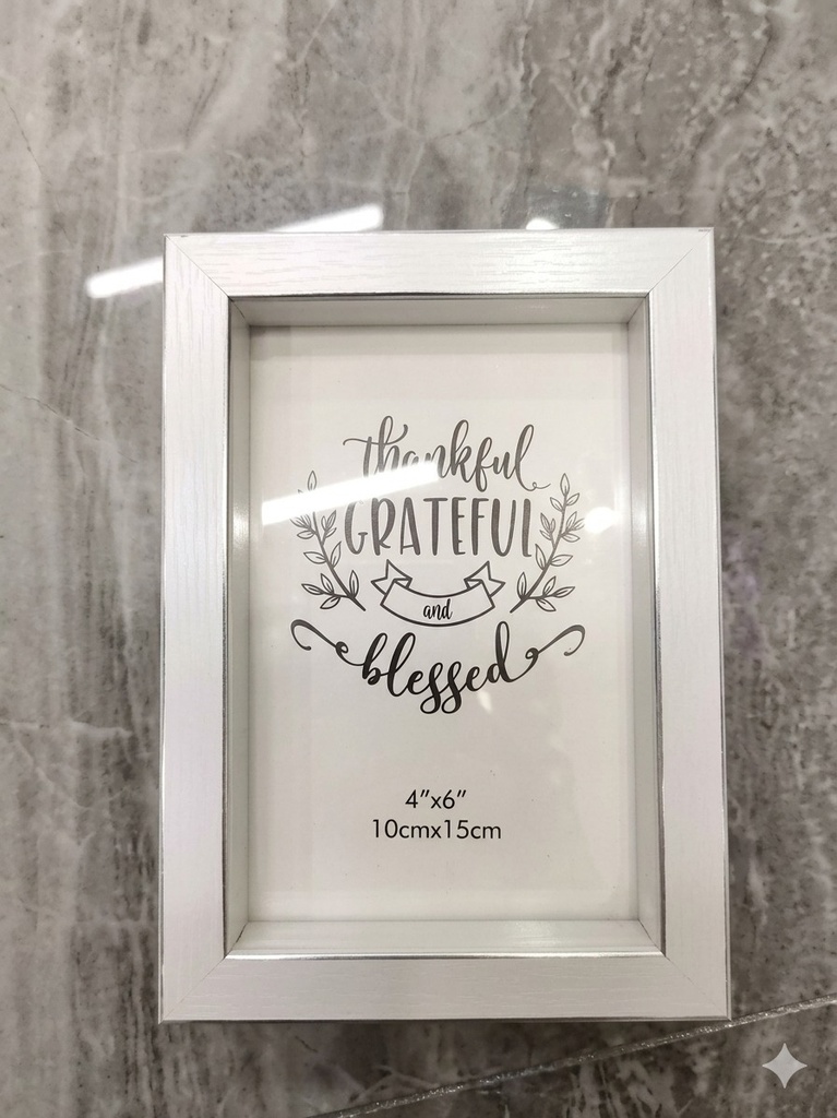white frame