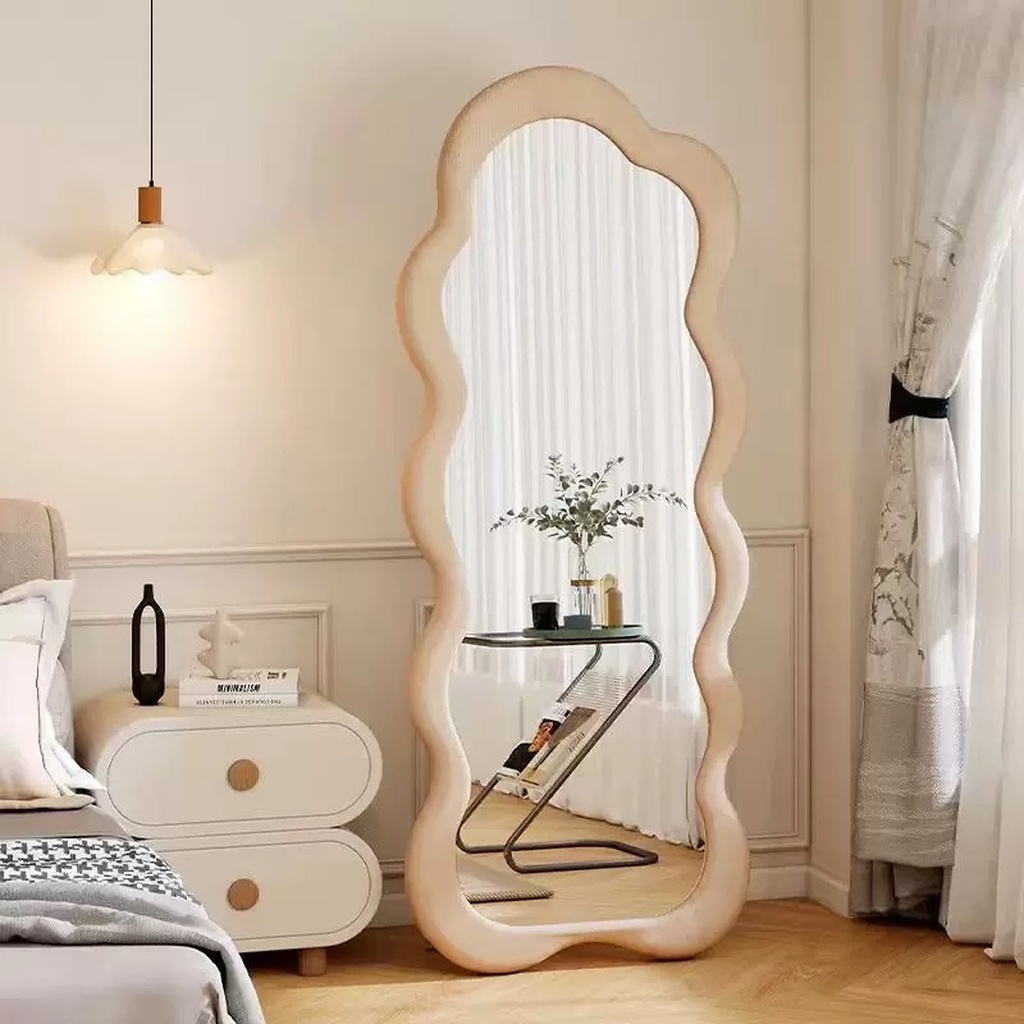 Fabric Wavy Full Length Mirror (45*148cm)