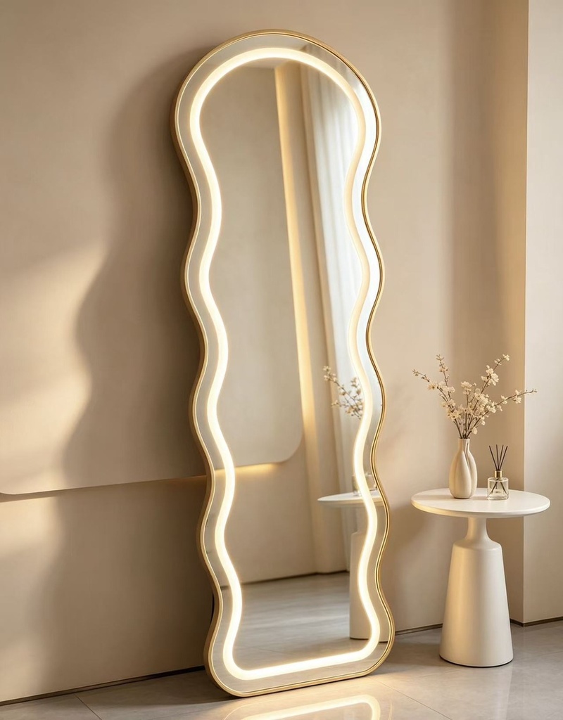 Wavy LED Full Length Mirror (50*160cm)